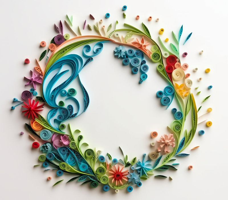 paper quilling sample