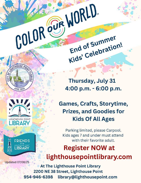 End of Summer Celebration Flyer